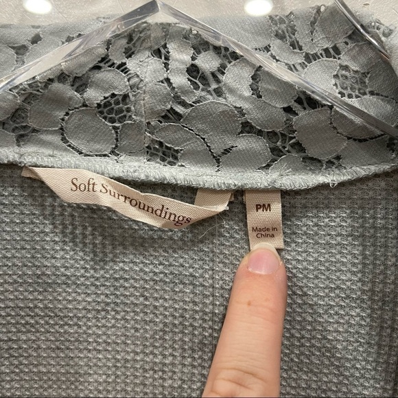 Soft Surroundings Cadence Topped Boho Cardigan Sweater - Picture 6 of 9